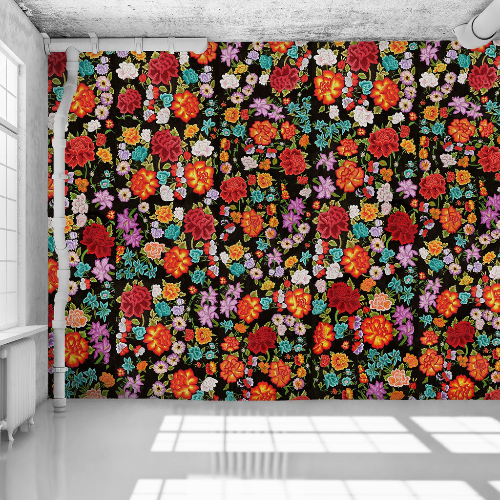 Original Frida Flowers - WYNIL by NumerArt Wallpaper and Art