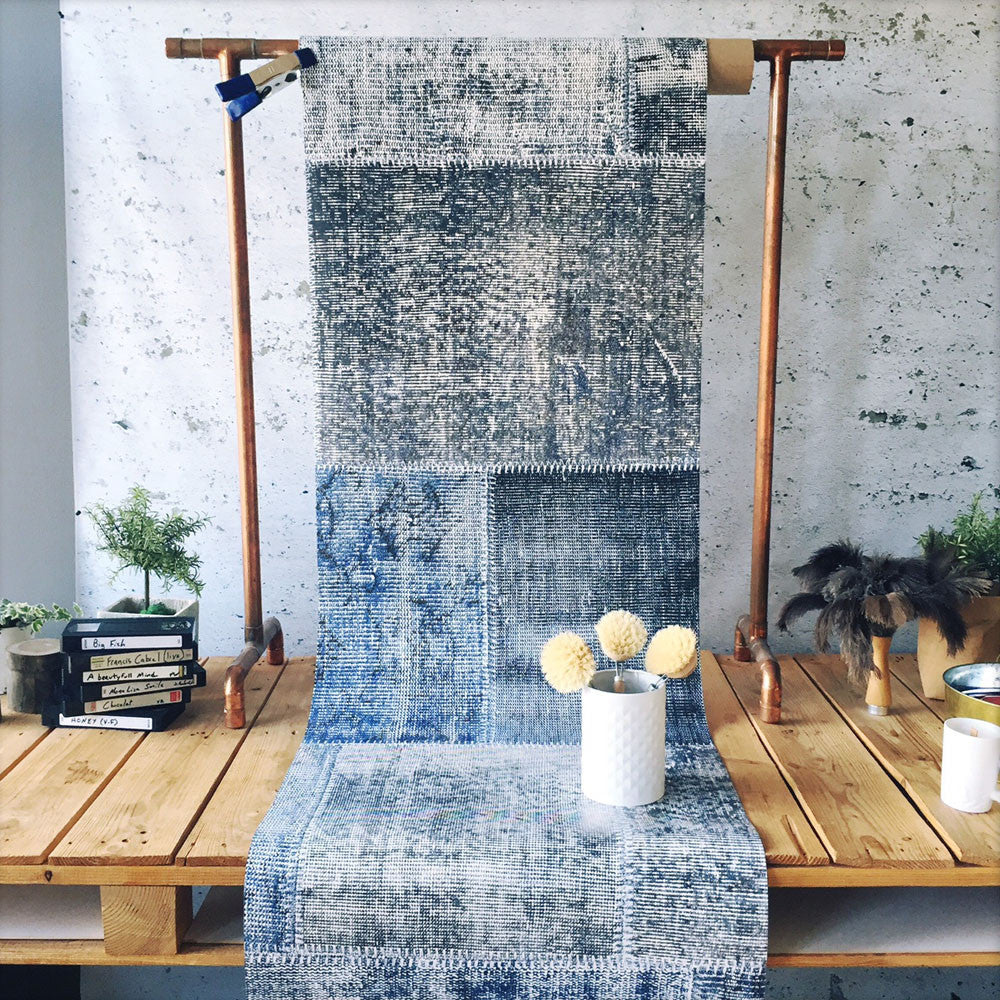 Patchwork Manly Wallpaper - WYNIL by NumerArt Wallpaper and Art