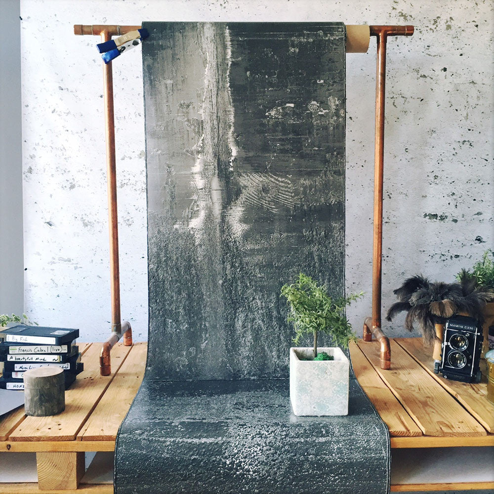 Metal Oxidation Gray Wallpaper - WYNIL by NumerArt Wallpaper and Art