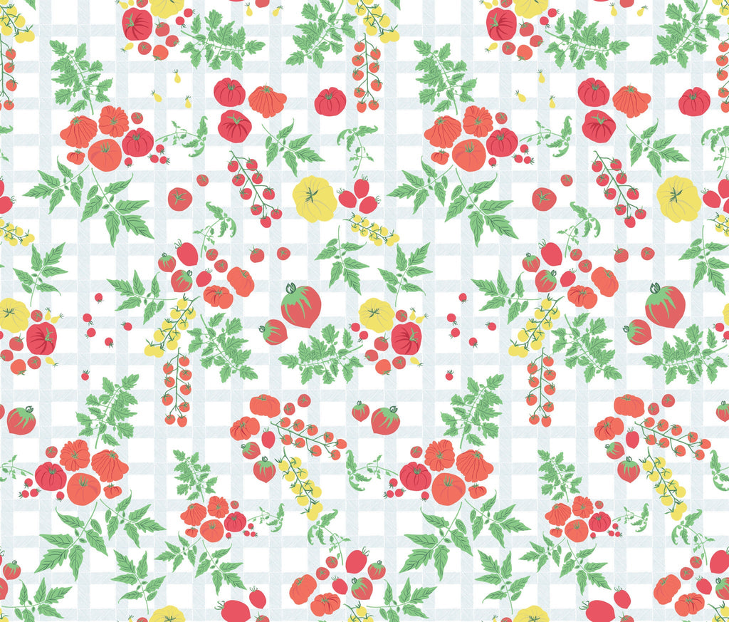 Heirloom Tomato Harvest Wallpaper - WYNIL by NumerArt Wallpaper and Art