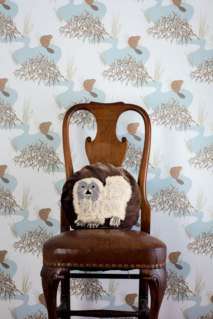 Beaver Dam Wallpaper - WYNIL by NumerArt Wallpaper and Art
