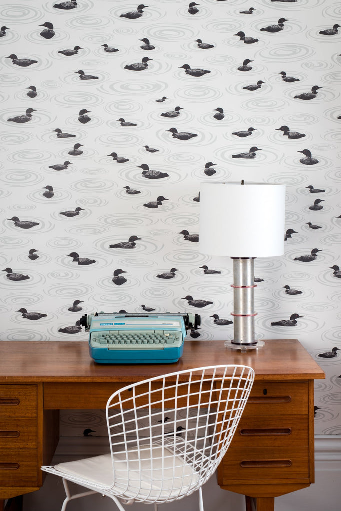 Loon Lake Wallpaper - WYNIL by NumerArt Wallpaper and Art
