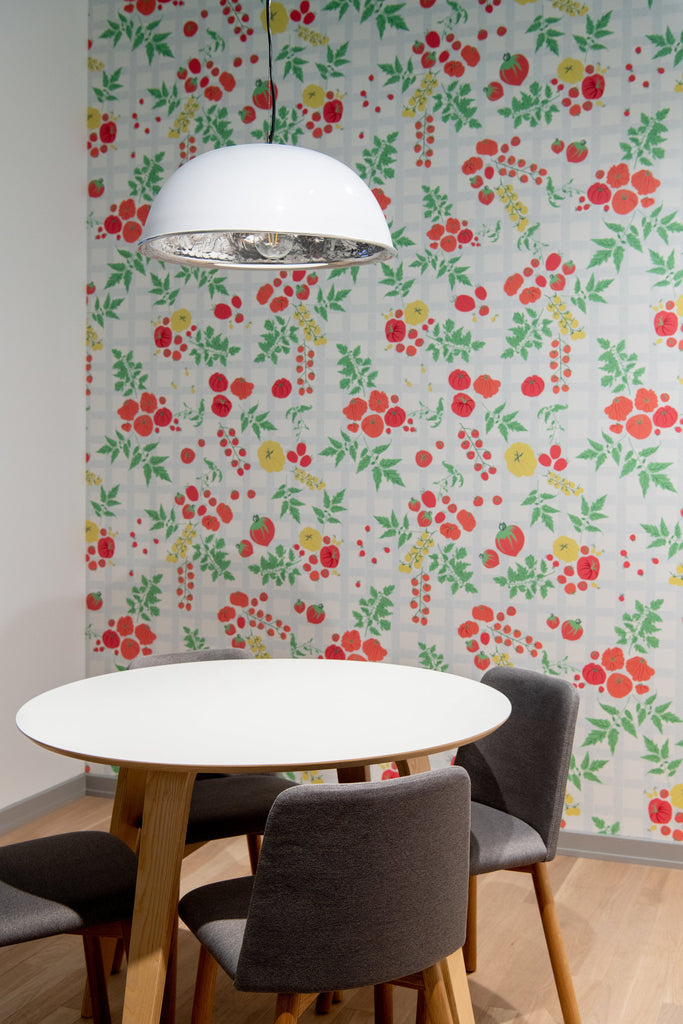 Heirloom Tomato Harvest Wallpaper - WYNIL by NumerArt Wallpaper and Art