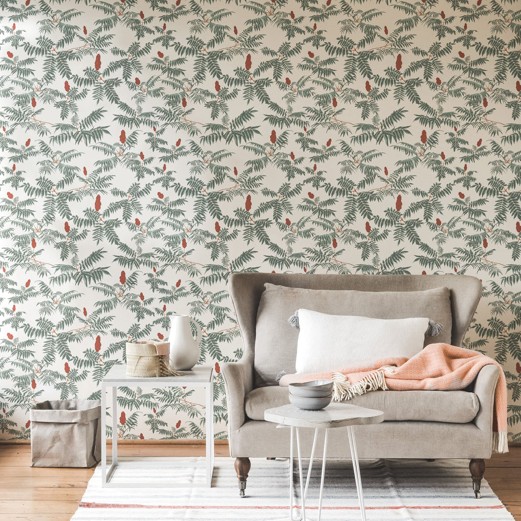 Sumac Wallpaper - WYNIL by NumerArt Wallpaper and Art