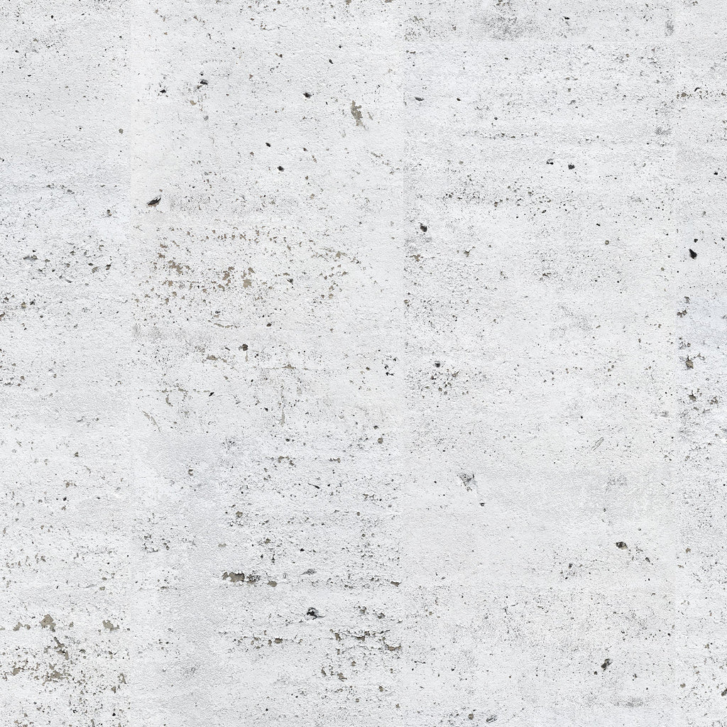 Concrete Painted White Wallpaper - WYNIL by NumerArt Wallpaper and Art
