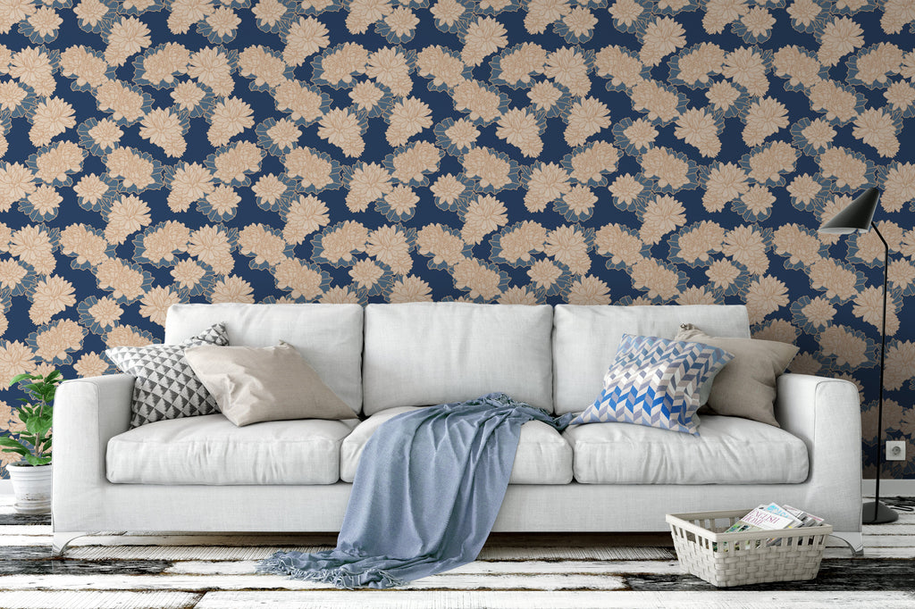 Plena Golden Wallpaper - WYNIL by NumerArt Wallpaper and Art