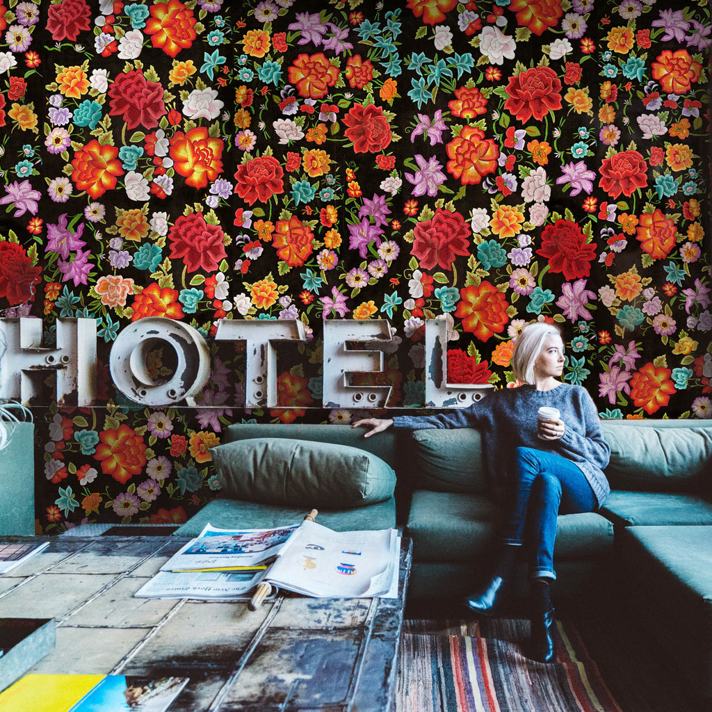 Original Frida Flowers - WYNIL by NumerArt Wallpaper and Art