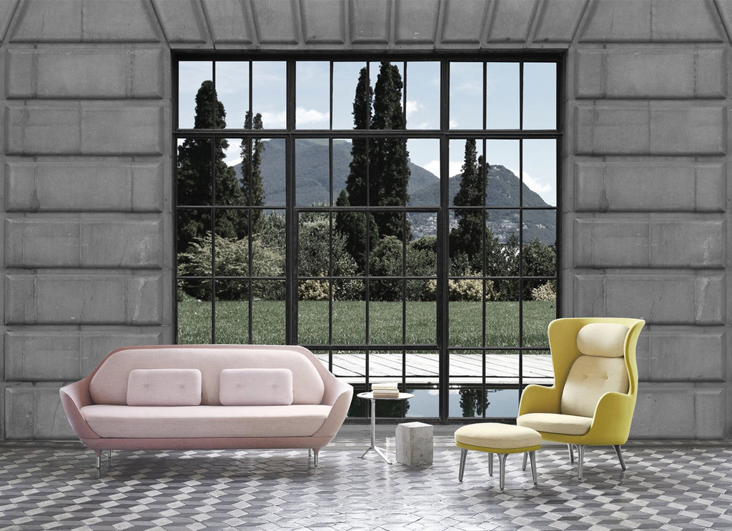 Paned Windows on Landscape Mural - WYNIL by NumerArt Wallpaper and Art