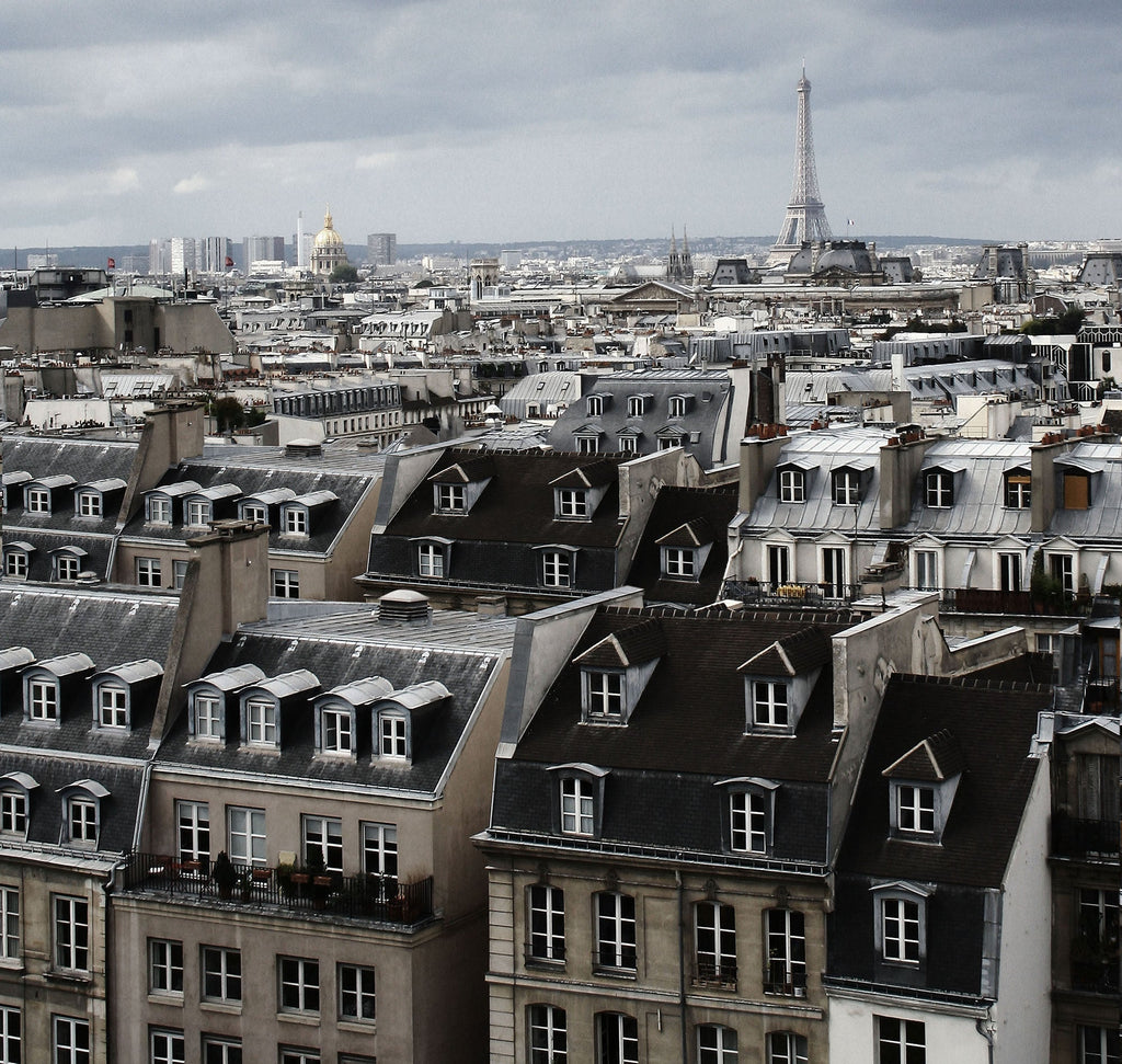 Paris Rooftops Mural - WYNIL by NumerArt Wallpaper and Art